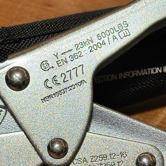 FallTech 72706TB3 Duratech 6' Mini Class 1 Personal SRL-P w/ Steel Rebar Hooks