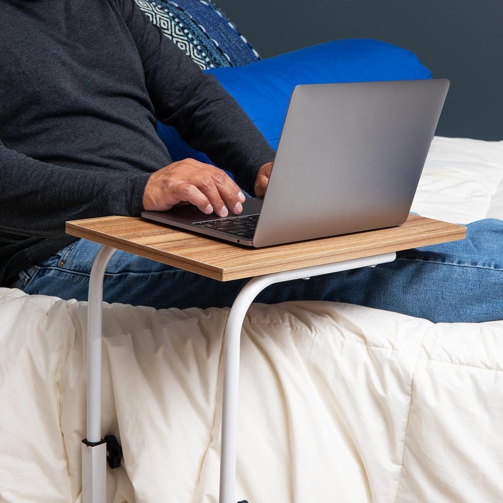 Standing Desk Laptop Stand Height Adjustable Computer Table Work Table MDF 19" L