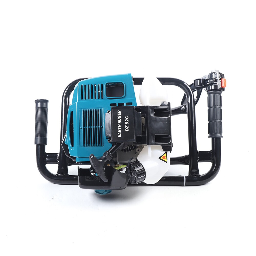 52cc 2 Stroke Post Hole Digger with 2 Bits Gas Powered Earth Auger Drill Machine