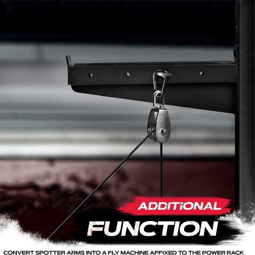 Heavy Duty Power Rack J-Hooks & Attachments