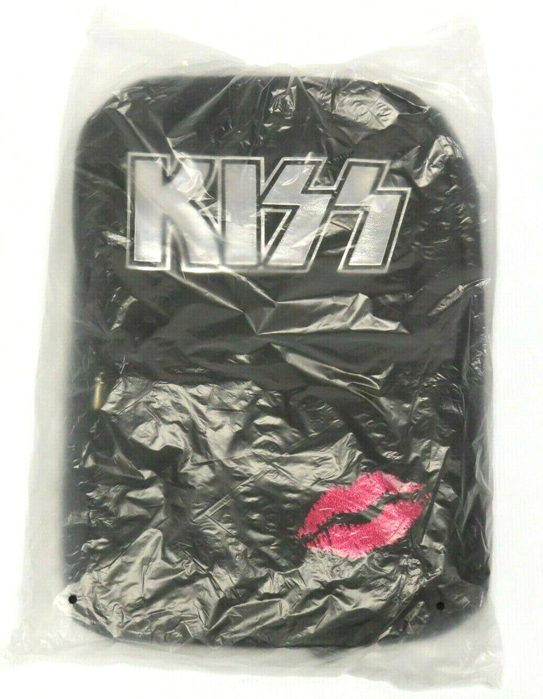 KISS SILVER LOGO BACKPACK OFFICIAL NEW SEALED IN BAG