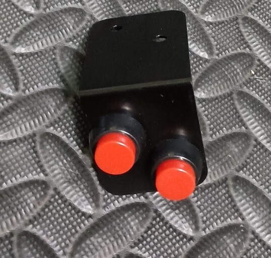 Miniature Round Push Button With Bracket New