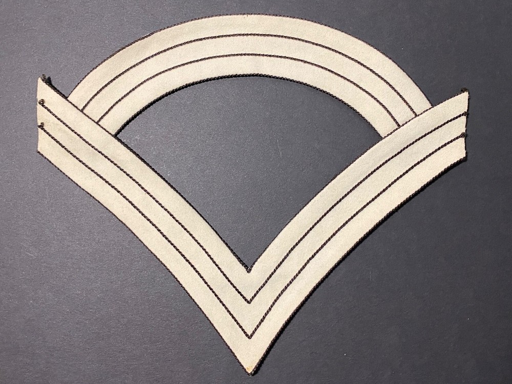 SPANAM, 1872-1899, INFANTRY, SERGEANT MAJOR, CHEVRONS, MATCHED SET