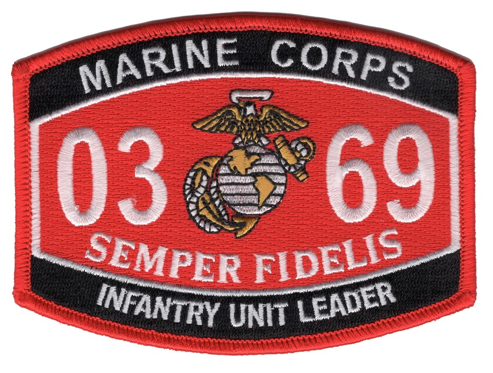 0369 Infantry Unit Leader MOS Patch