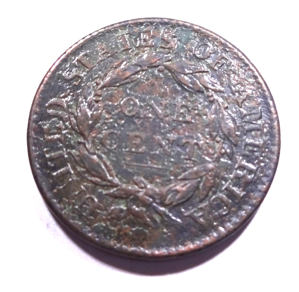 1819 Coronet Head Large Cent - Small Date