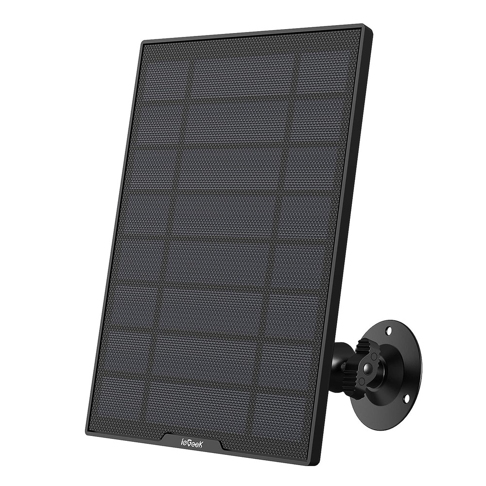 Solar Panel for Wireless Outdoor Security Camera,with DC 5V 3W Type C,No Camera