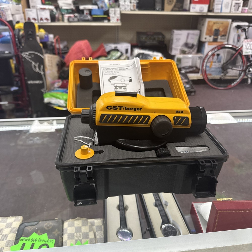 CST BERGER - 24X Zoom Transit Level Automatic Construction Level with Case