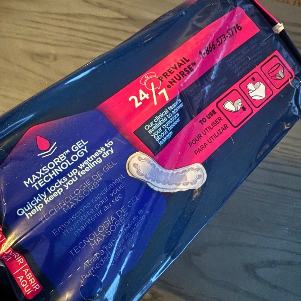 Prevail Daily Pads 33 Count Regular Absorbency – Packaging Damaged