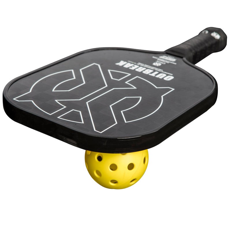 OUTBREAK PICKLEBALL PADDLE GRAPHITE FACE REINFORCED BY TEXTREME BLACK
