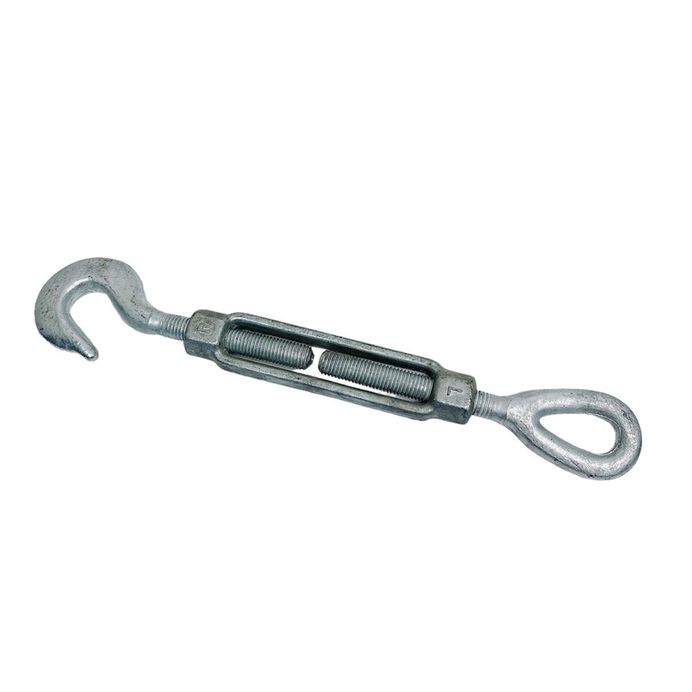 3/4" x 6" Turnbuckle HOOK EYE Pulley Galvanized Drop Forge Turnbuckle 4 PC