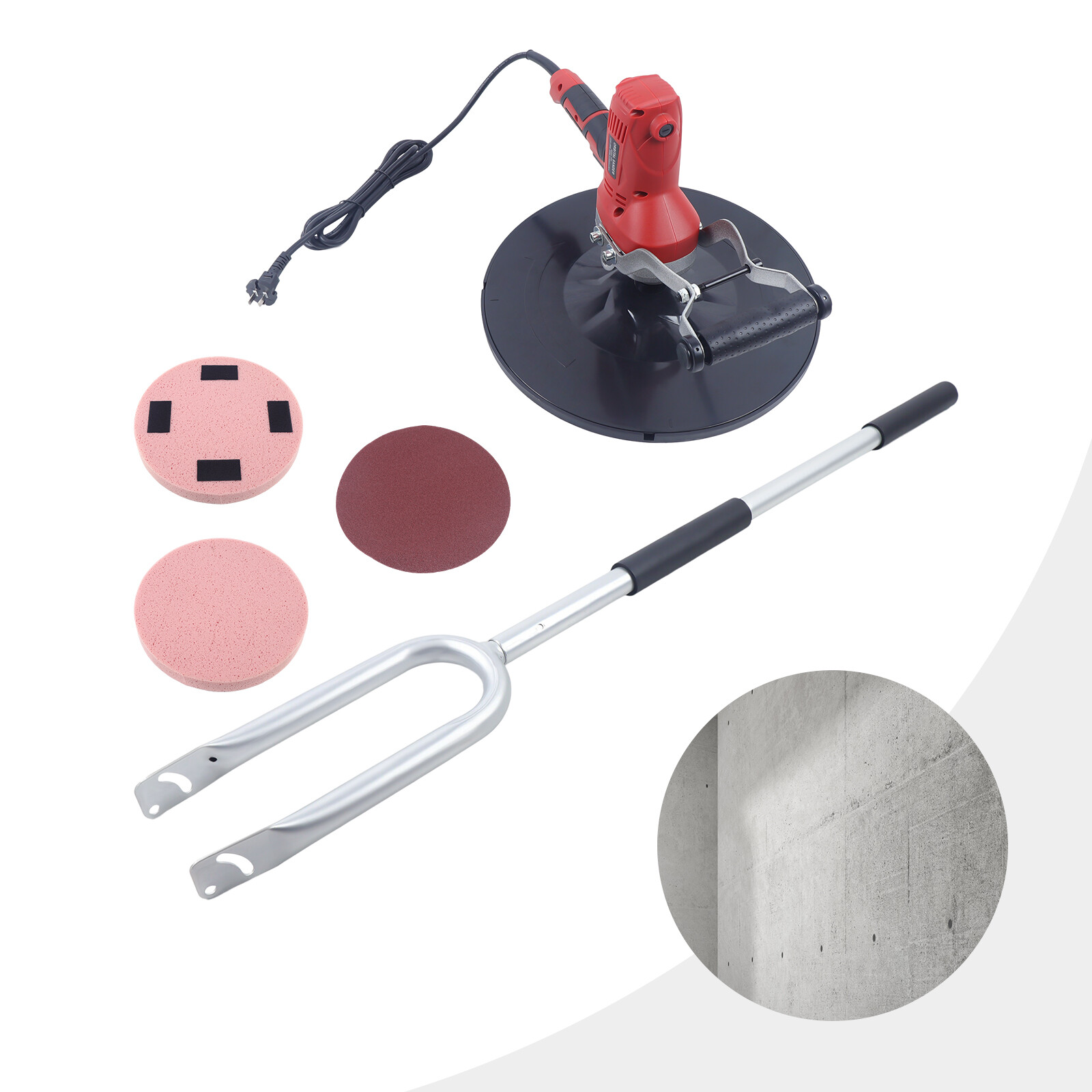 Concrete Trowel Wall Plaster Machine Cement Mortar Smoothing Handheld Tool