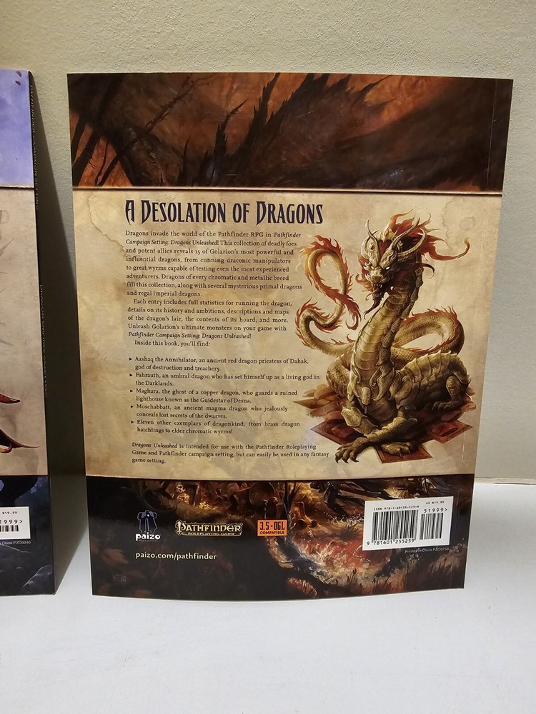 Pathfinder Campaign Setting Dragon Empires Gazetteer Dragons Unleashed