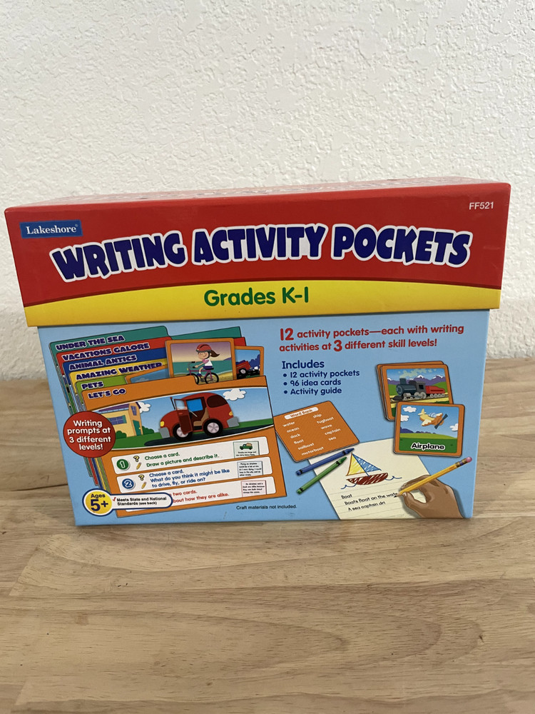 Lakeshore Writing Activity Pockets Grades K-1