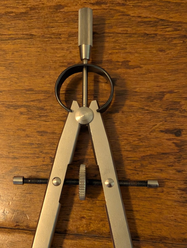 VTG Staedtler Mars 6" MasterBow Compass Model 551 40 WP Made in Germany Drafting