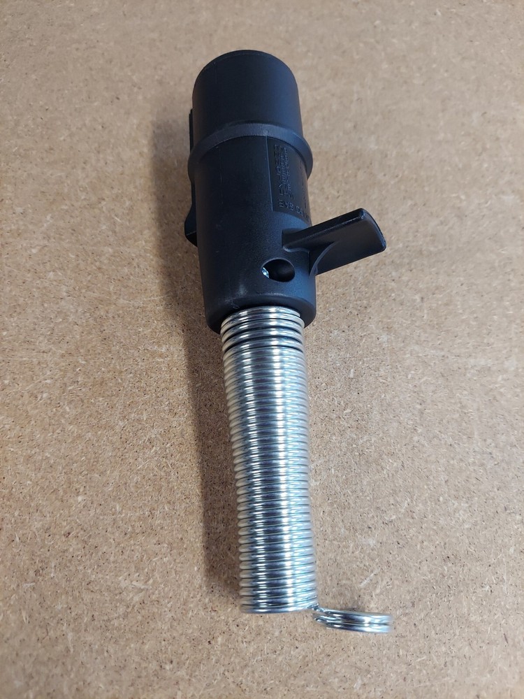 Plastic 7 Way Plug Semi Trailer Light Connector Round Split Pin Receptacle