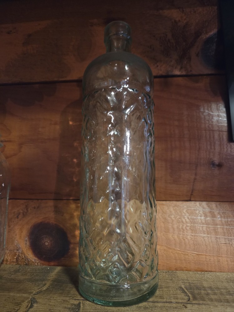 Diamond Pattern Teal Bottle
