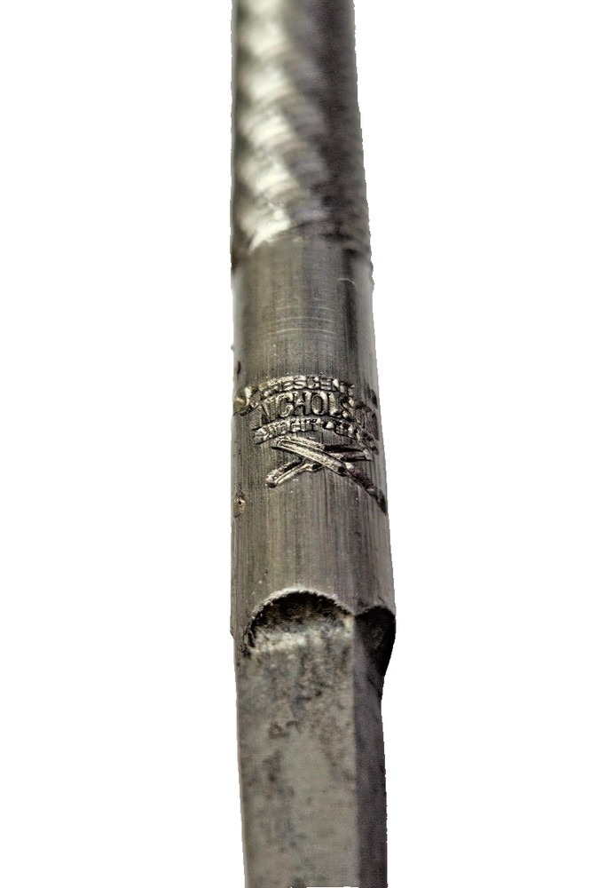 11936 Nicholson 8" Round Second Cut File Single Cut