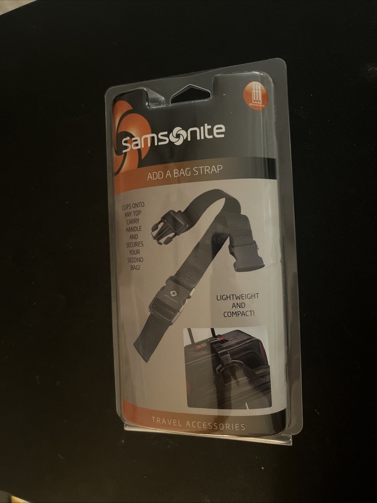 Samsonite Add A Bag Strap - Black NEW