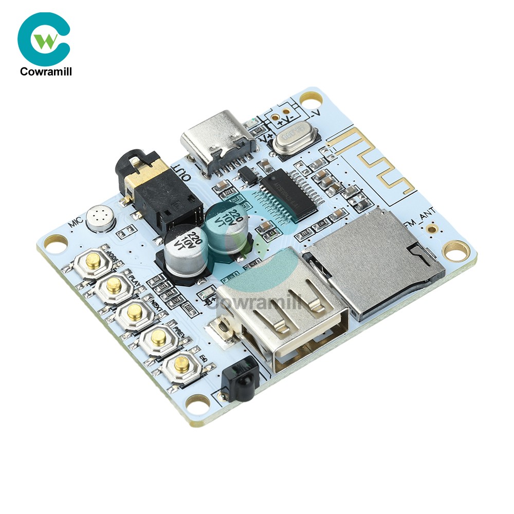 Bluetooth 5.4 Audio Receiver Board mp3 Lossless Decoder Decoding Module Type C