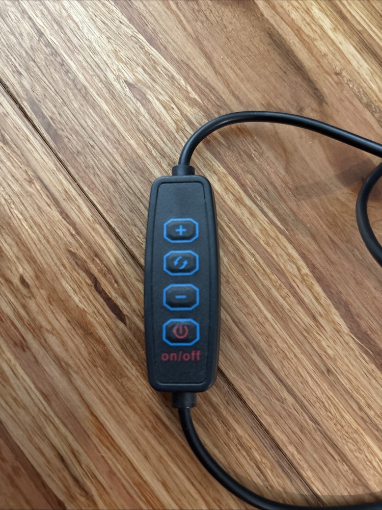 LED Ring Light With Brightness And Warmth Control