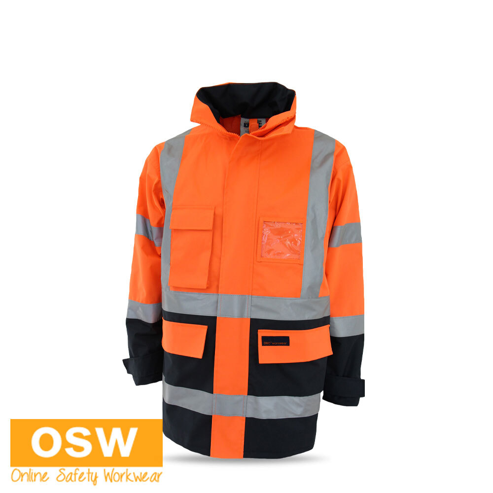 H - Pattern Orange/Navy, Yellow/Navy 2t Biomotion Jacket Traffic Controller 3962