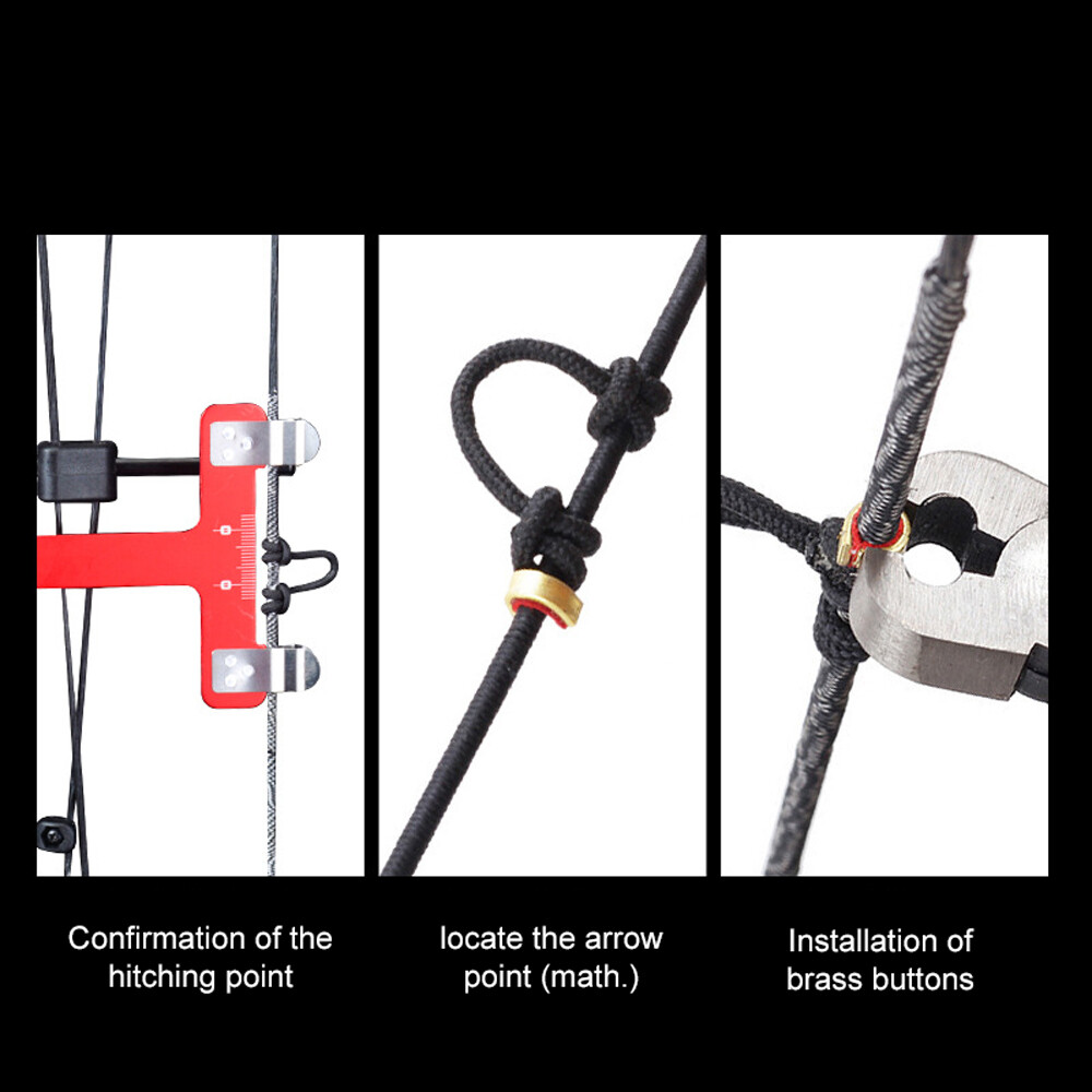 Archery Adjustment Tool Bow String Nocking Points Pliers T Squares Tuning A3K1