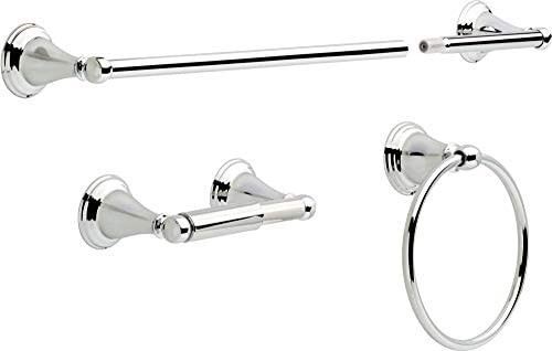 Delta Windmere 3-Piece Bath Hardware Set Polished Chrome
