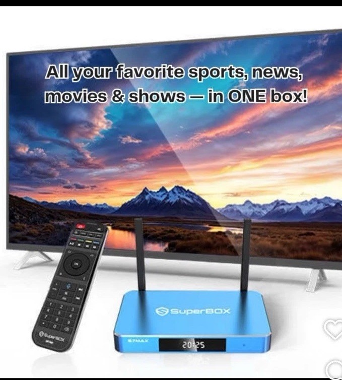 🔥 NEW SUPERBOX S7 MAX! WILL LOAD IF NEEDED IF NOT🔥INCLUDES VID FOR LOADING 🔥.
