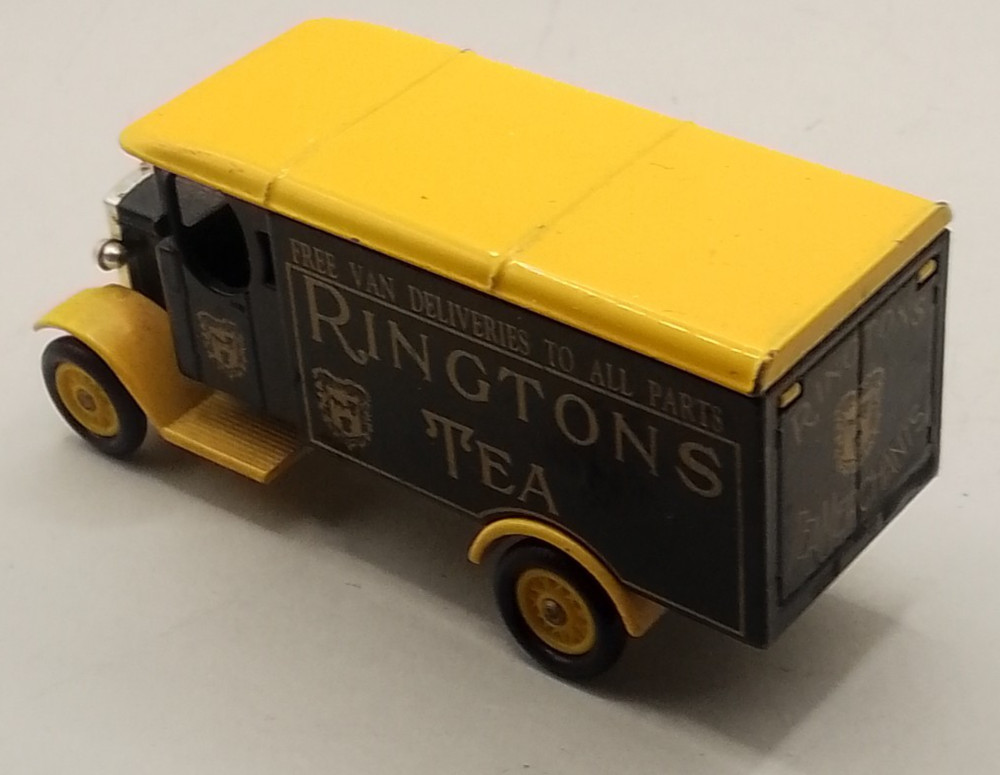 Lledo Days Gone black Ringtons Tea van