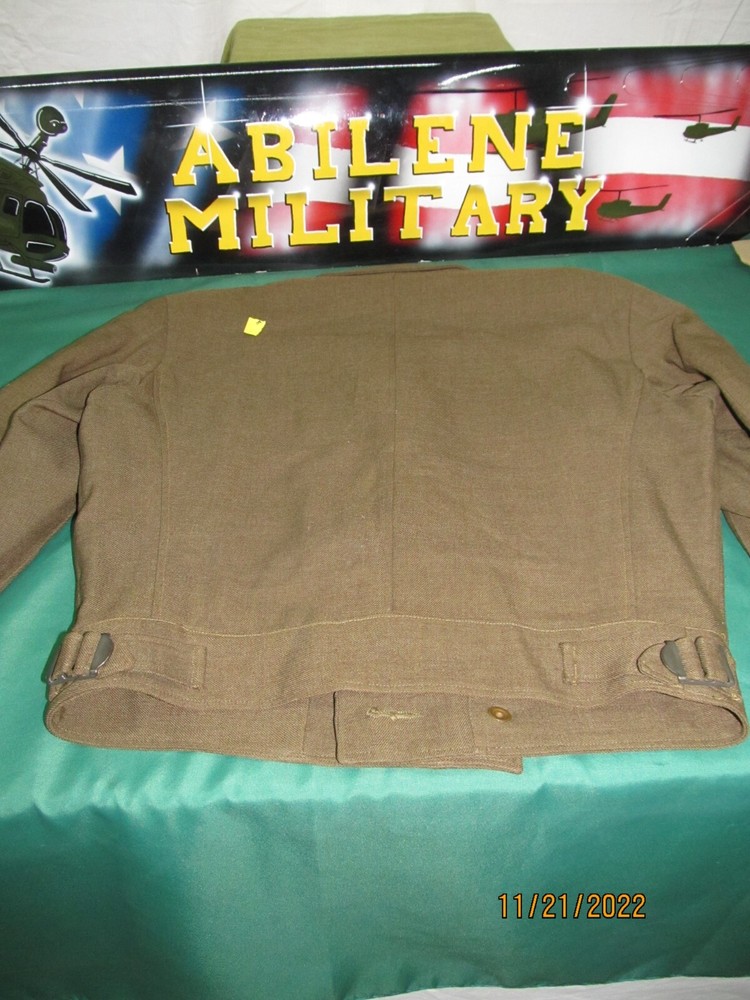 WWII 3Rd Army & Army Service Forces Ike Jacket, Pants, Hat & Tie