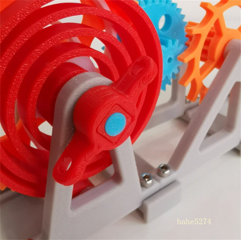 Tourbillon Escapement Structure Model 3D Printing Model Making Spring Toy Gift