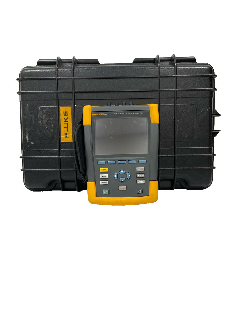 Fluke 435 Series II 2 Three Phase Power Quality Analyzer Meter w/ Harmonics