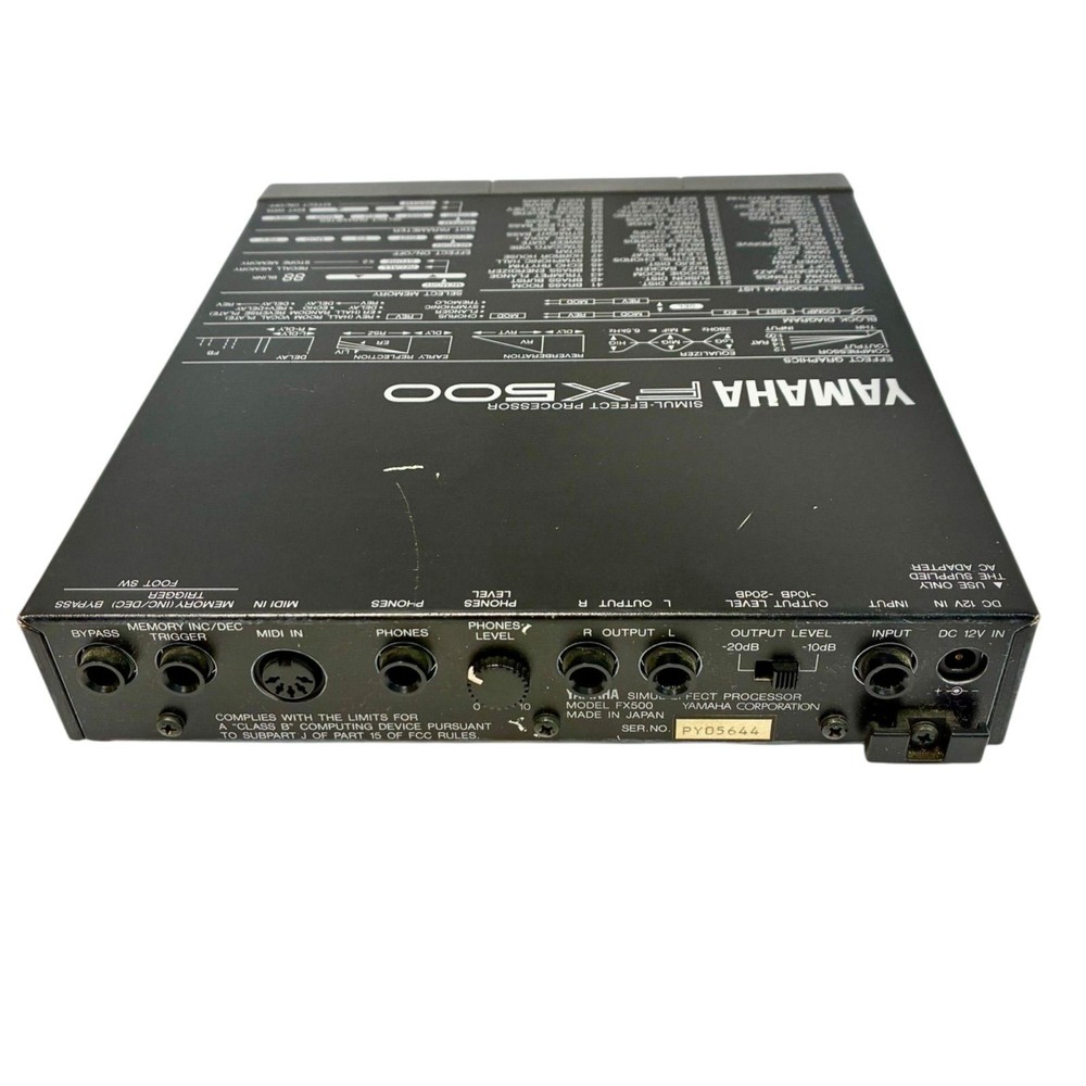 YAMAHA FX500 Simul Effect Processor Effect Rack Unit 100-240V tested Japan