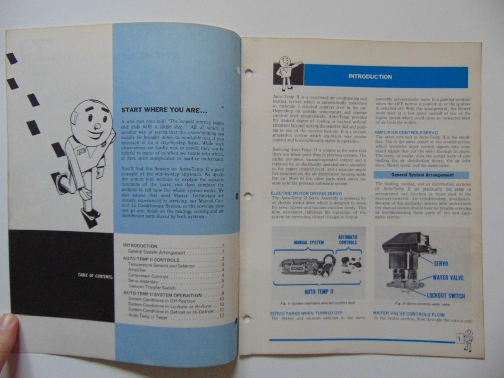 Original 1971 Master Technicians Auto-Temp II Reference Book-Plymouth,Dodge