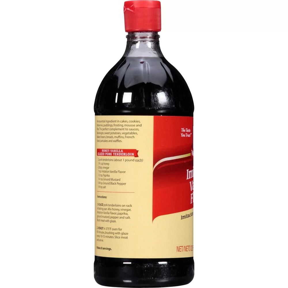 4 Pack - McCormick Imitation Vanilla Flavor 32 oz.