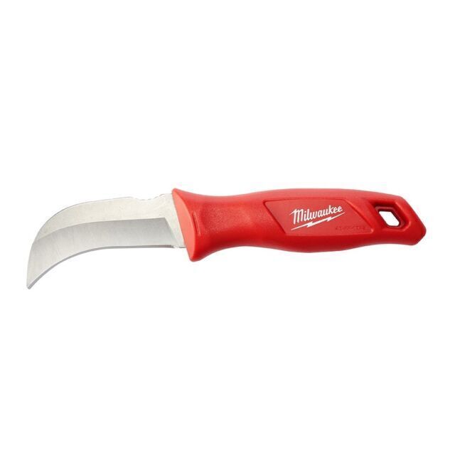 Milwaukee 48-22-1925 Hawkbill Fixed Blade Knife - Red