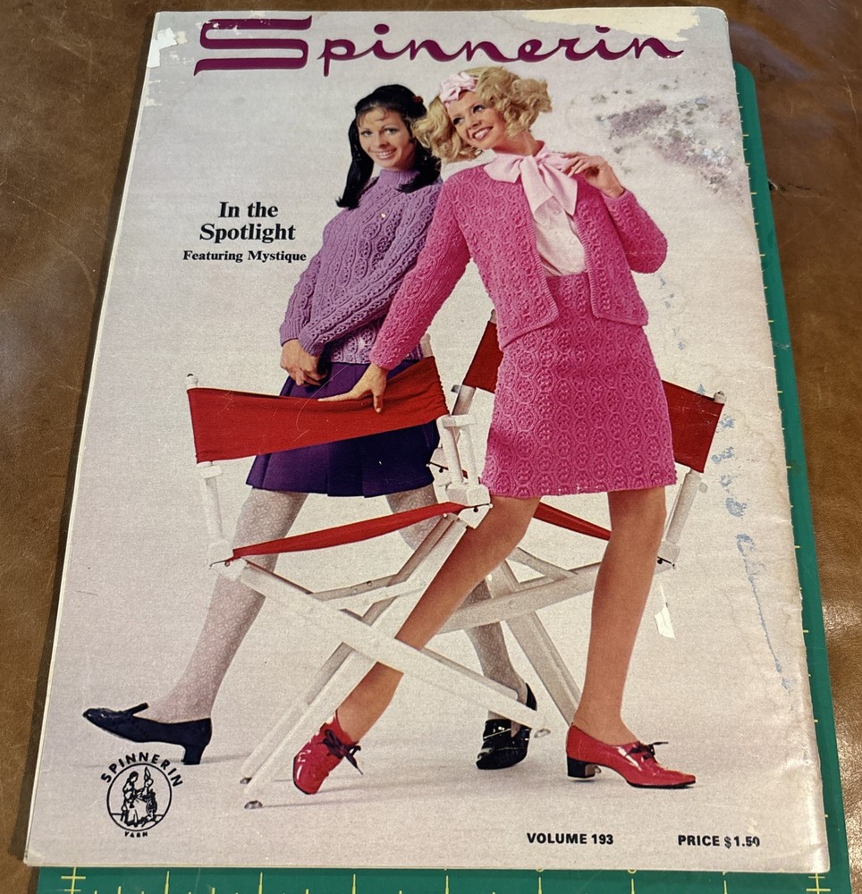 Spinnerin Knitting Patterns Women’s 1969