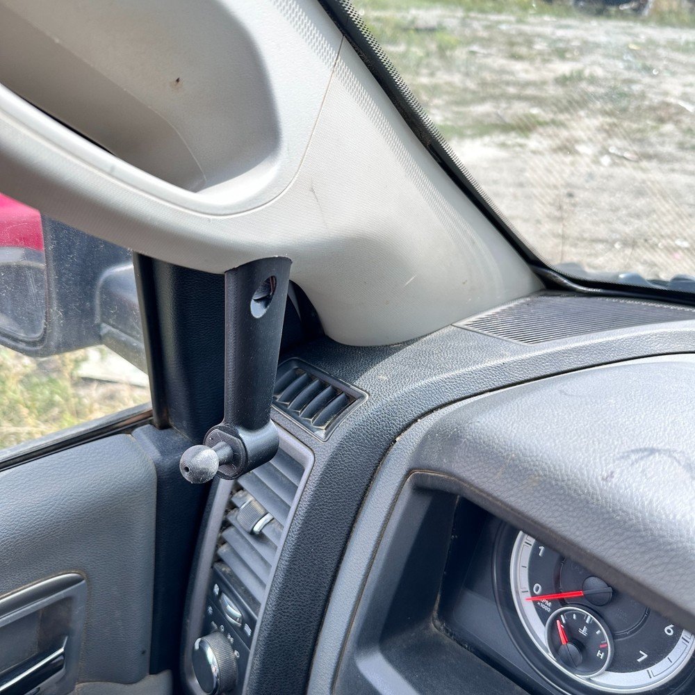 Custom Auxbeam mount for 2010-2018 Ram grab handle cap bolt on