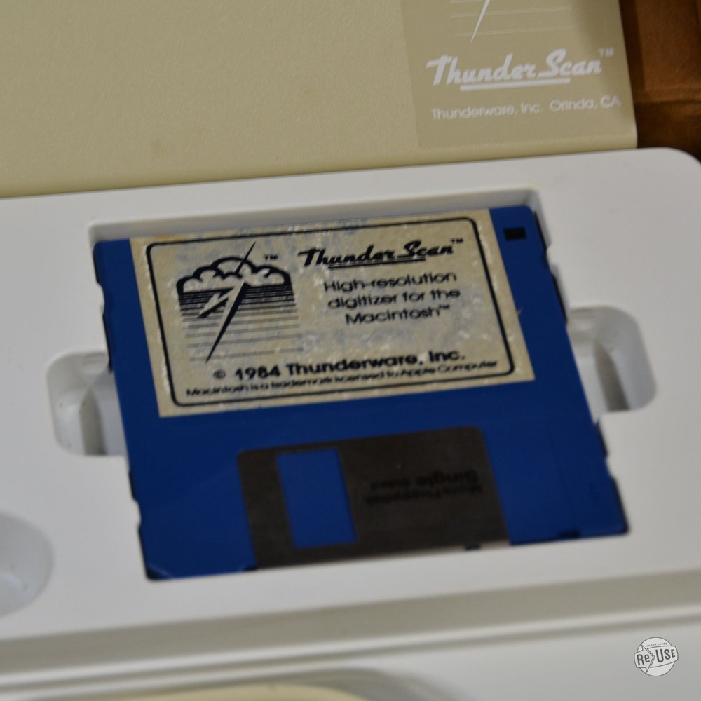 Thunderware ThunderScan 1984 Macintosh Computer Optical Scanner w/ Software Disk