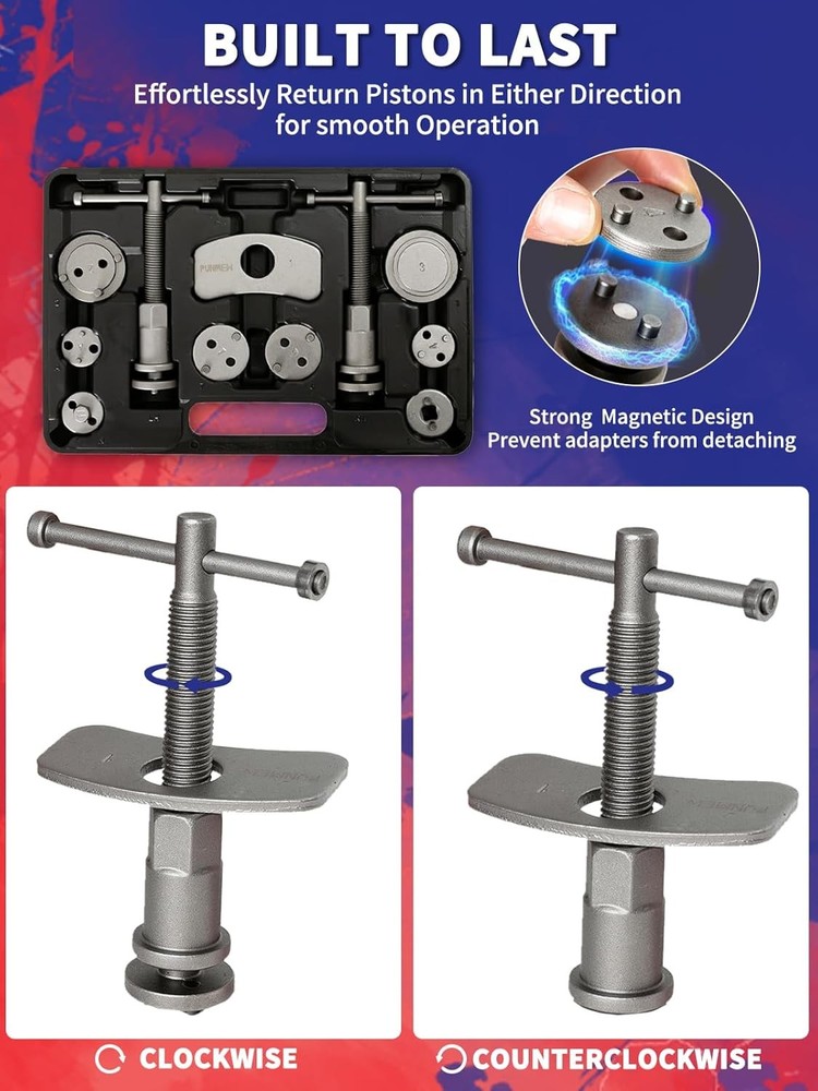 Brake Caliper Compression Tool Heavy Duty Disc Piston Rewind