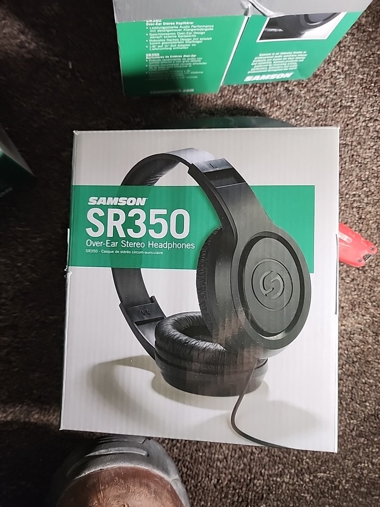 Samson SR350 Over-Ear Stereo Headphones (Black)