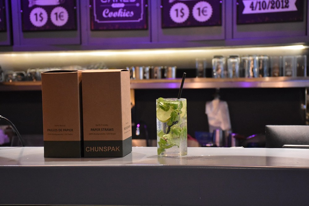 Black Paper Straws, Solid black/250 Bulk, Biodegradable Paper Drinking Straws...