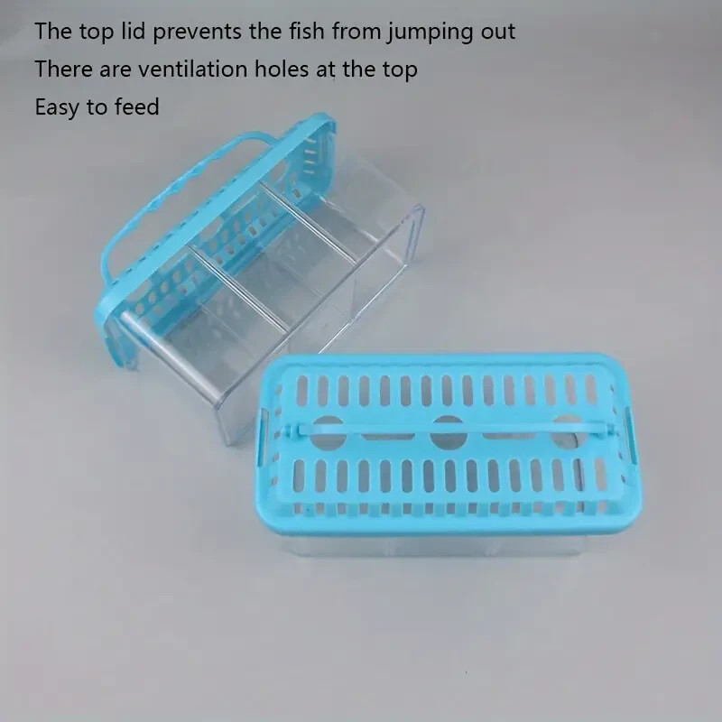 Dual-layer Isolation betta Fish tankl,Three Compartments For Betta Fish