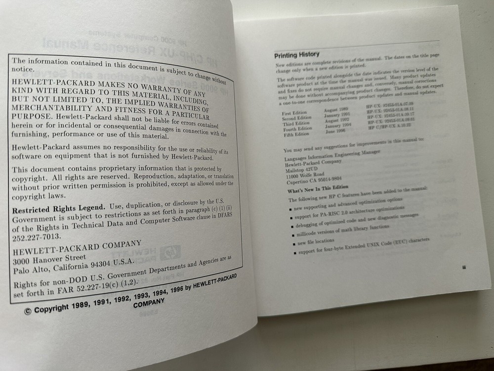HP Fortran 90 Programmer's Reference Series 700/800 Computers B3908-90001