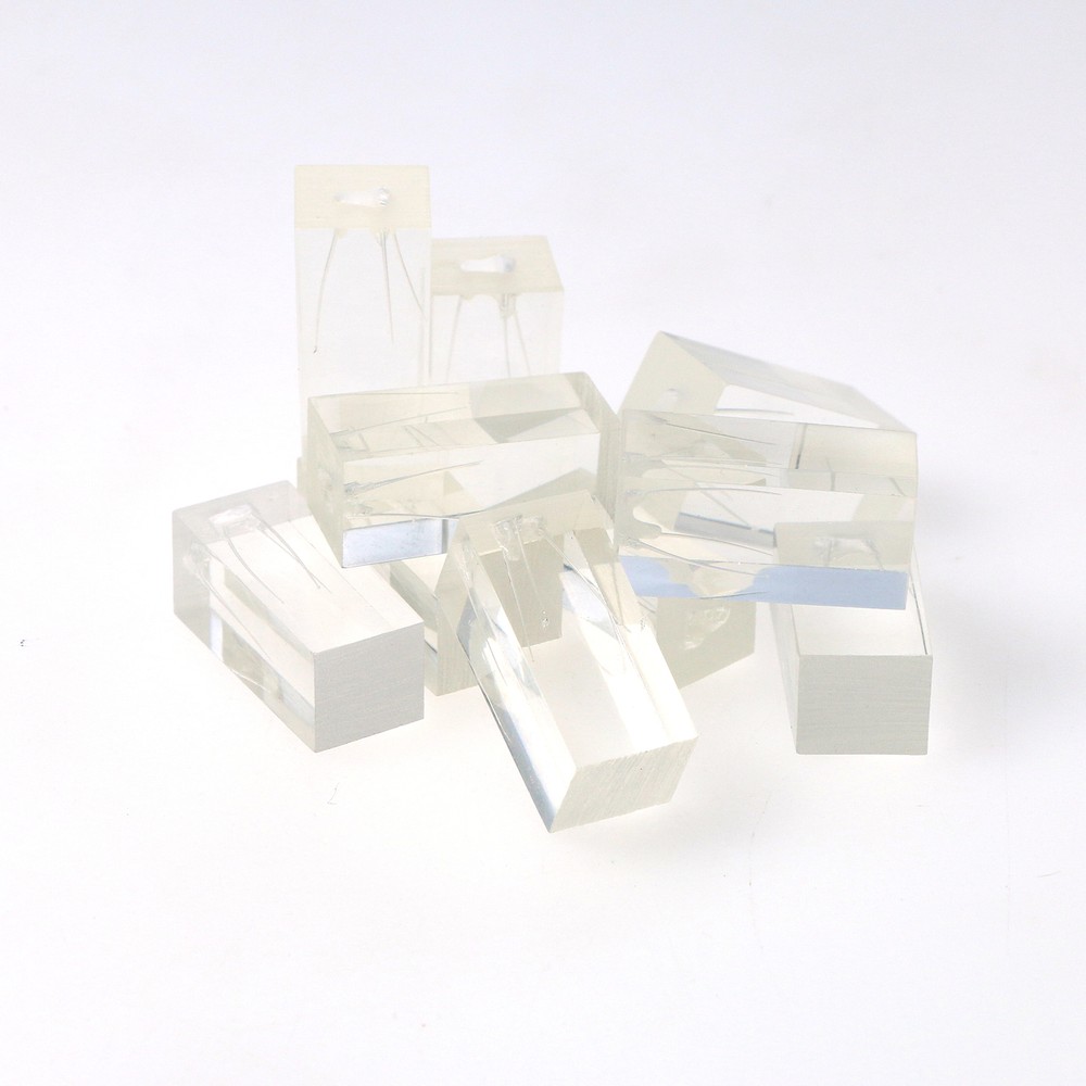 10PCS Dental Endodontic Root Canals Practice Model Endo Training Block Clear