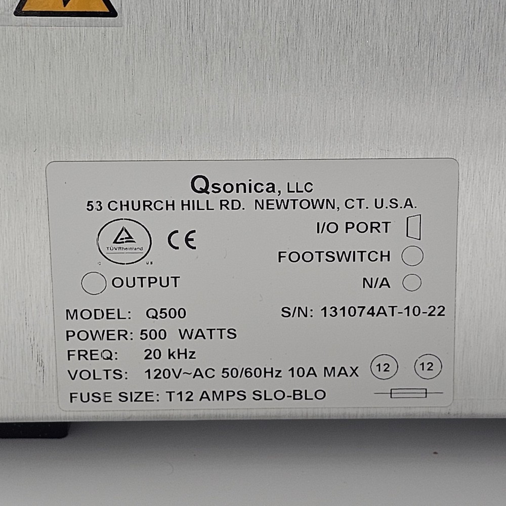 Qsonica Q500 Sonicator