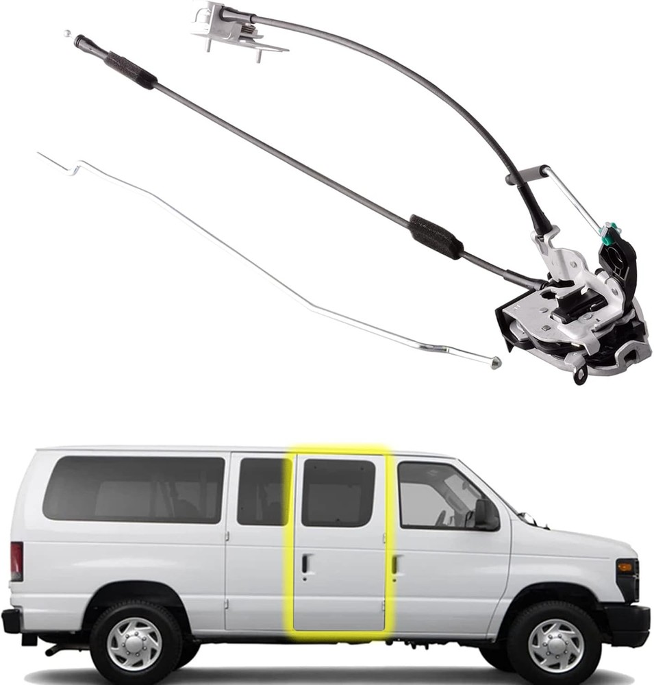 Side Hinged Door Latch Assembly compatible for Ford E150