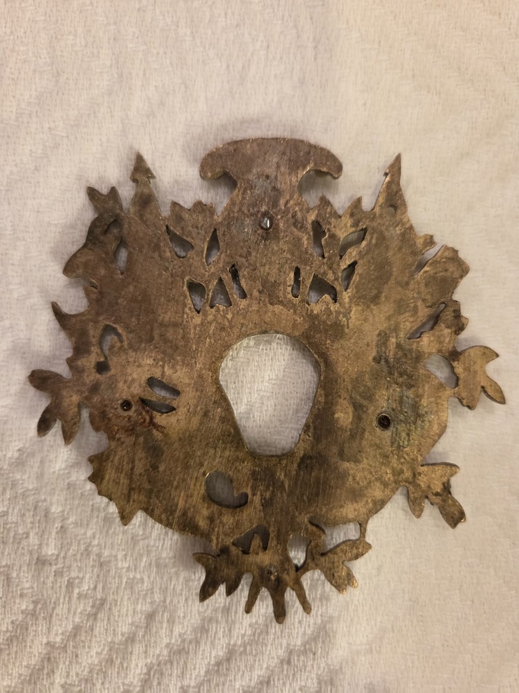 Antique Bronze Neoclassical Pediments