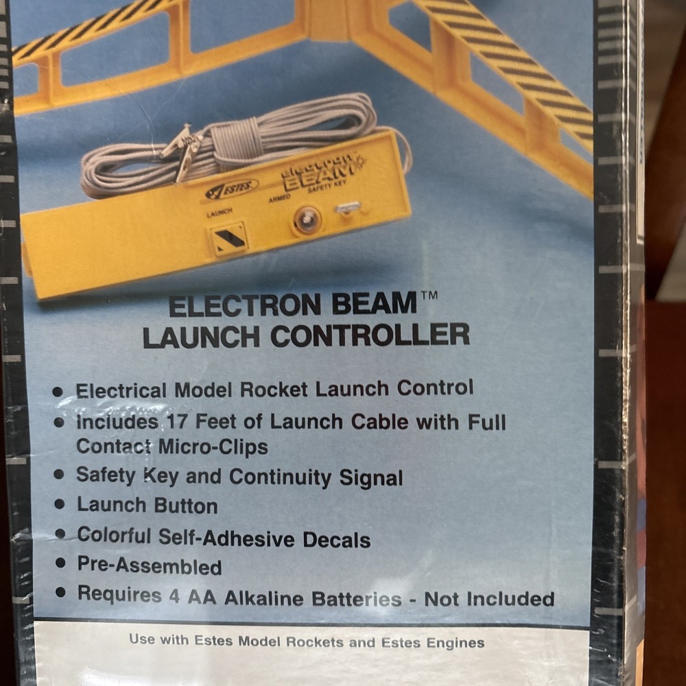 Vintage Estes complete model rocket launch system Sealed New USA pad Controller
