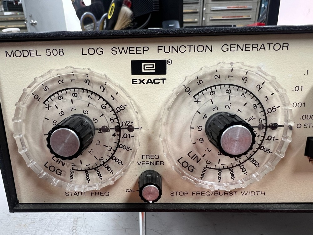 👀 EXACT TECHNOLOGIES MODEL 508 LOG SWEEP FUNCTION GENERATOR